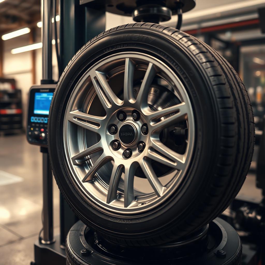 Computerised wheel balancing
